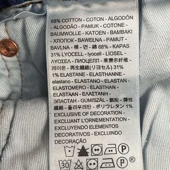 Levis 541 Premium Jeans Mens 36x30 Light Wash Straight Leg Denim - Picture 9 of 11